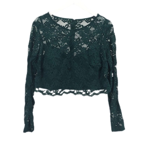 City Studio Emerald Green Embroidered Glitter Set - Picture 3 of 12